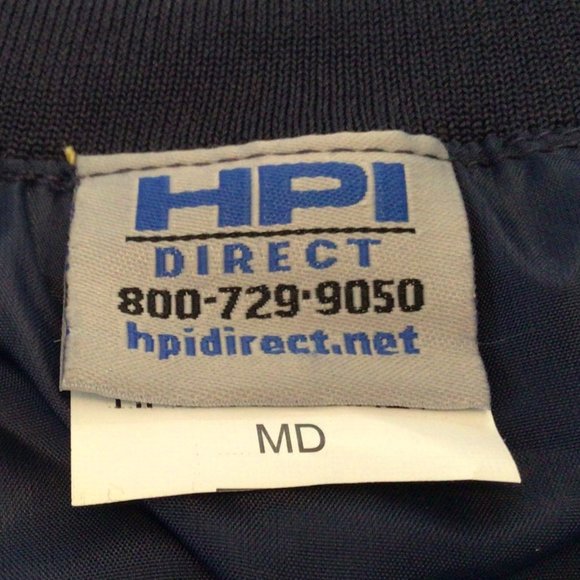 HPI Direct - Men's Navy blue pullover, lined windbreaker jacket NWOT - Picture 6 of 8